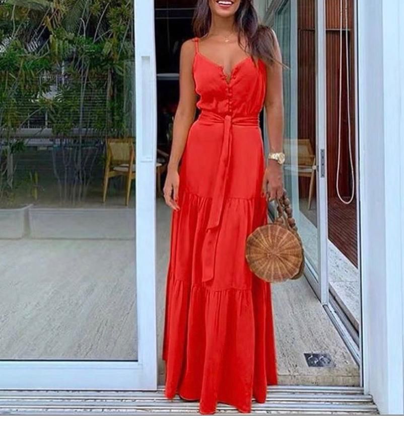 vestido longo tecido viscose