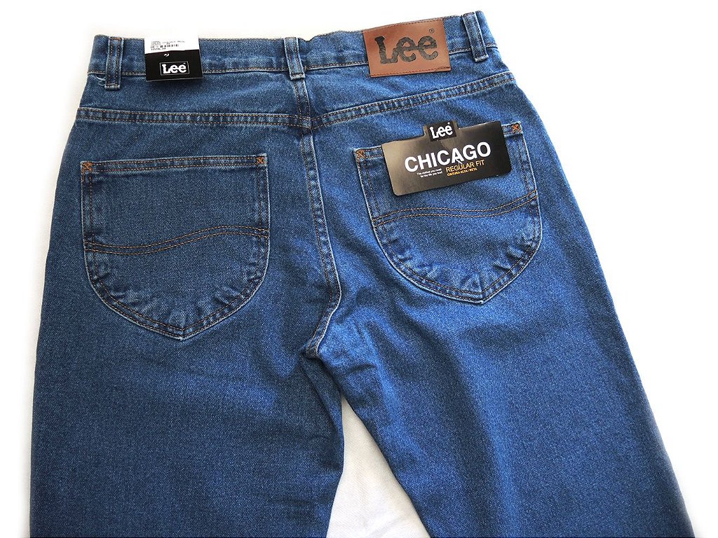 jaqueta jeans lee tradicional