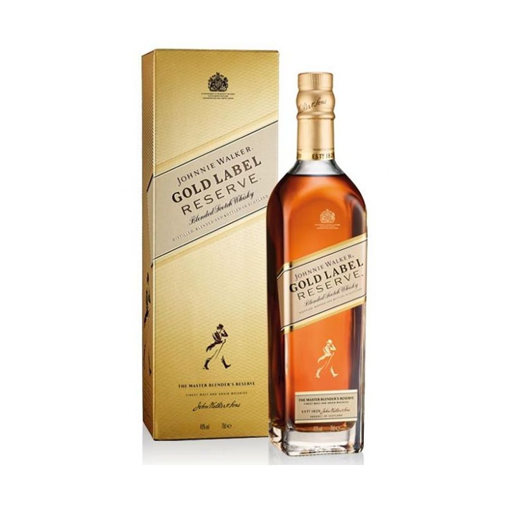 Johnnie Walker Gold Label 18年 750ml 箱付き Whisky Johnnie Walker Gold Label Reserve 750ml - Família Scopel
