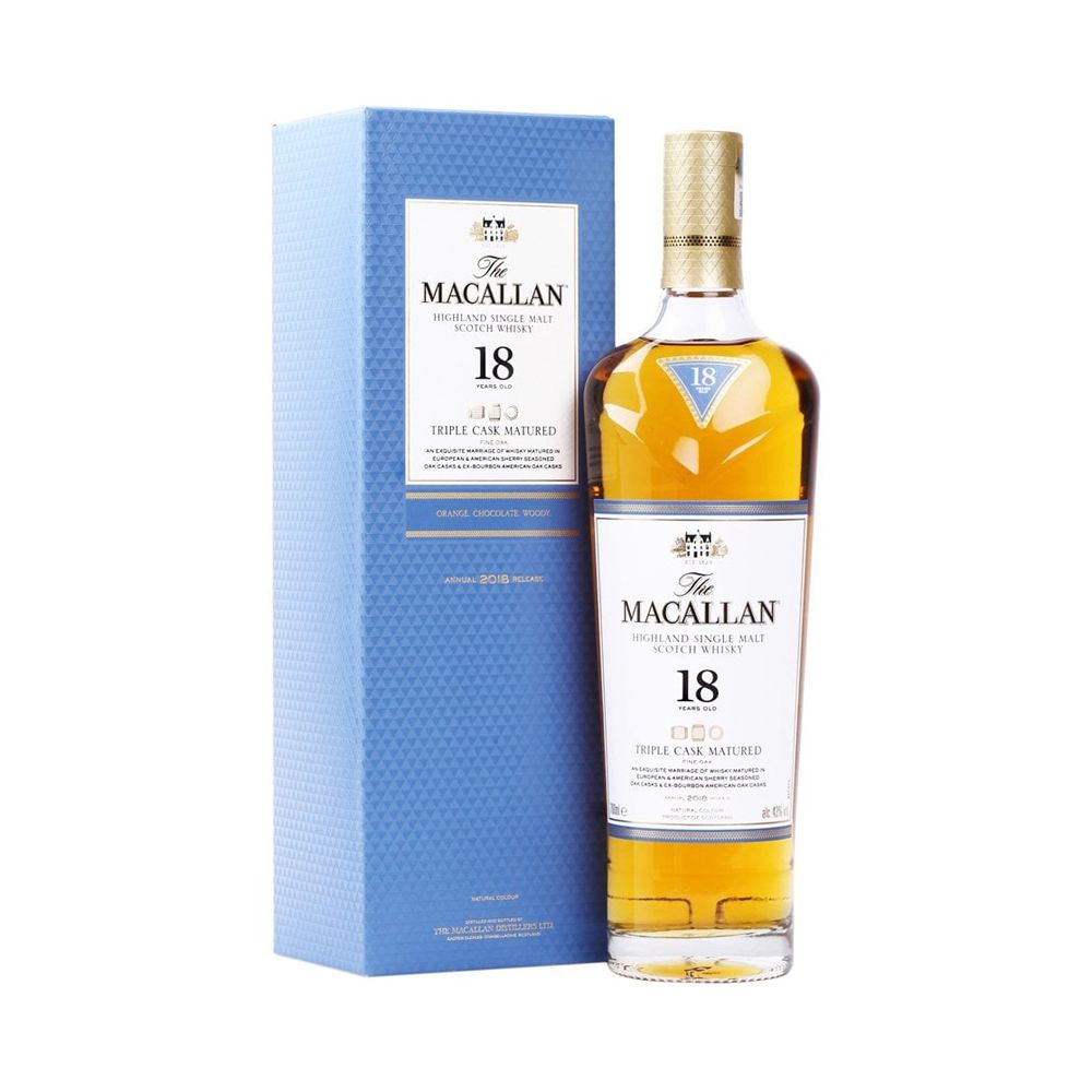 Whisky The Macallan 18 anos 700ml - Família Scopel Delivery