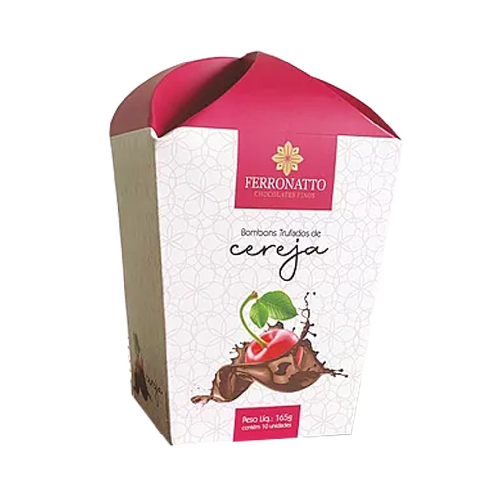 Bombom Trufado de Cereja Ferronatto 165g - Família Scopel Delivery