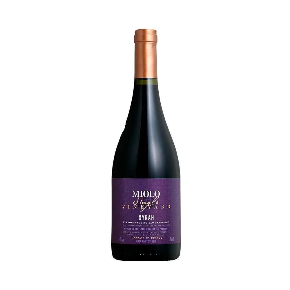 Vinho Tinto Miolo Single Vineyard Syrah 750ml - Família Scopel