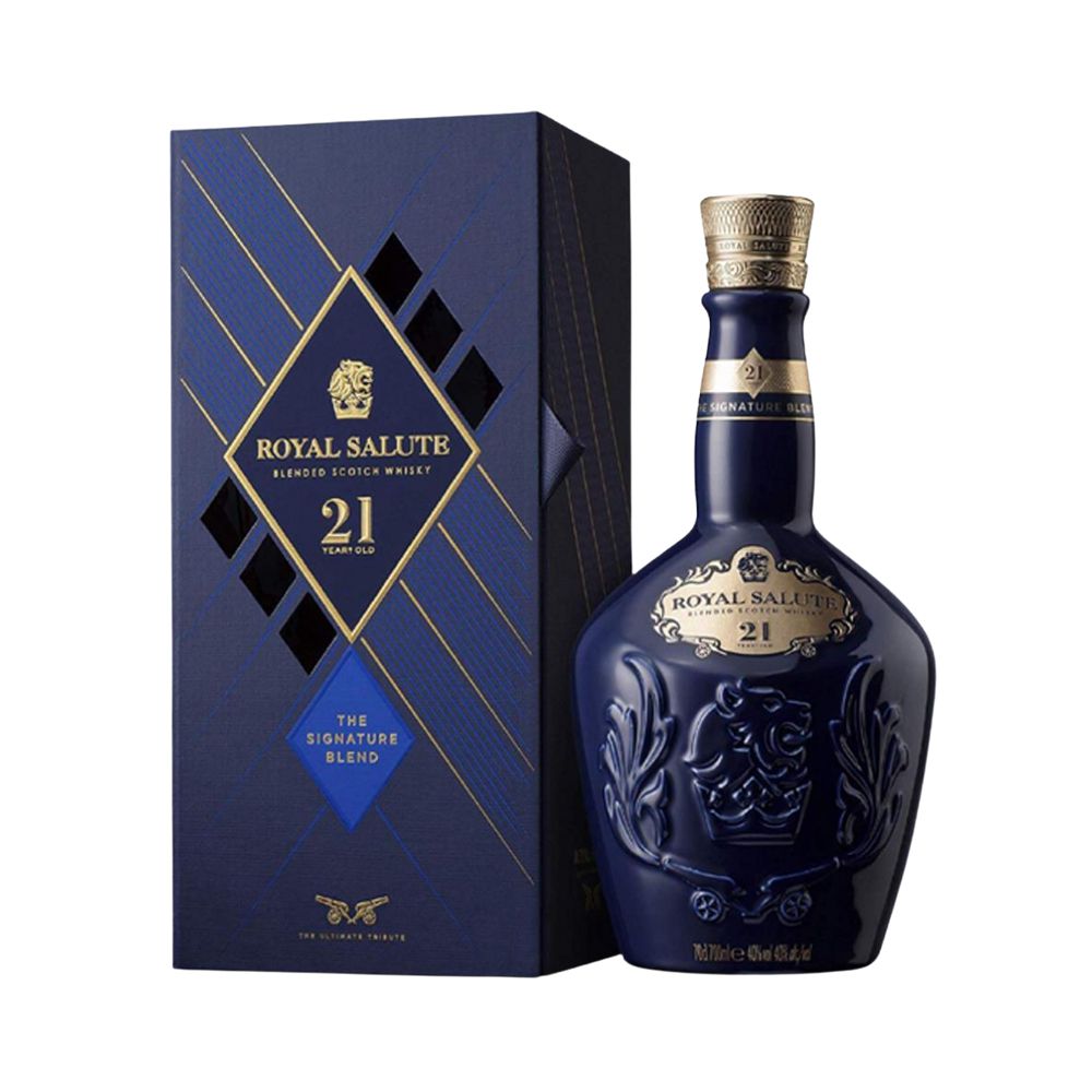 イチゴ Salute 21年 70CL等計2点 Whisky Royal Salute 21 Anos 700ml - Família Scopel Delivery