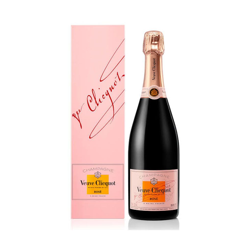 Champagne Veuve Clicquot Rose Brut com Cartucho 750ml - Família