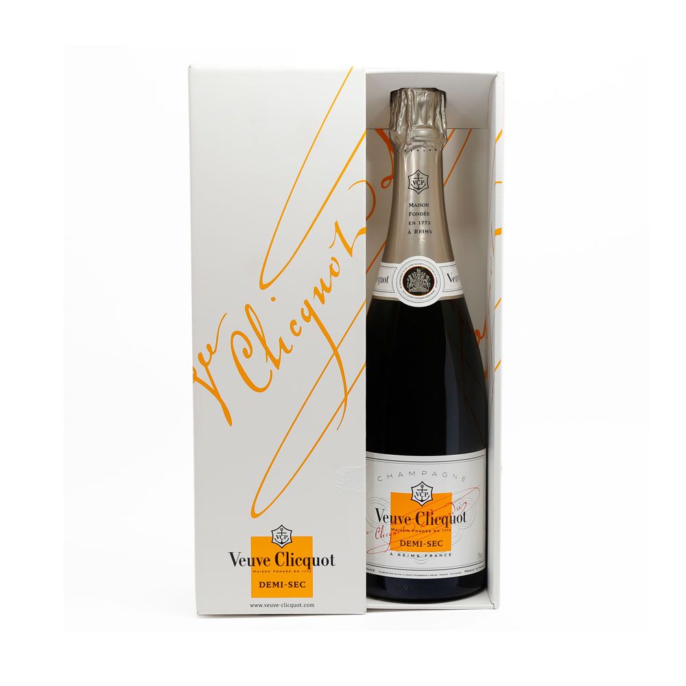 Champagne Veuve Clicquot Demi Sec com Cartucho 750ml - Família