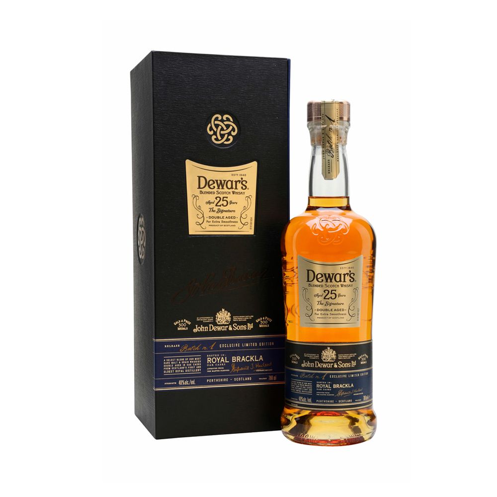 ドゥワーズdewars 25 未開封 Whisky Dewar's 25 Anos Double Aged 750ml - Família Scopel Delivery
