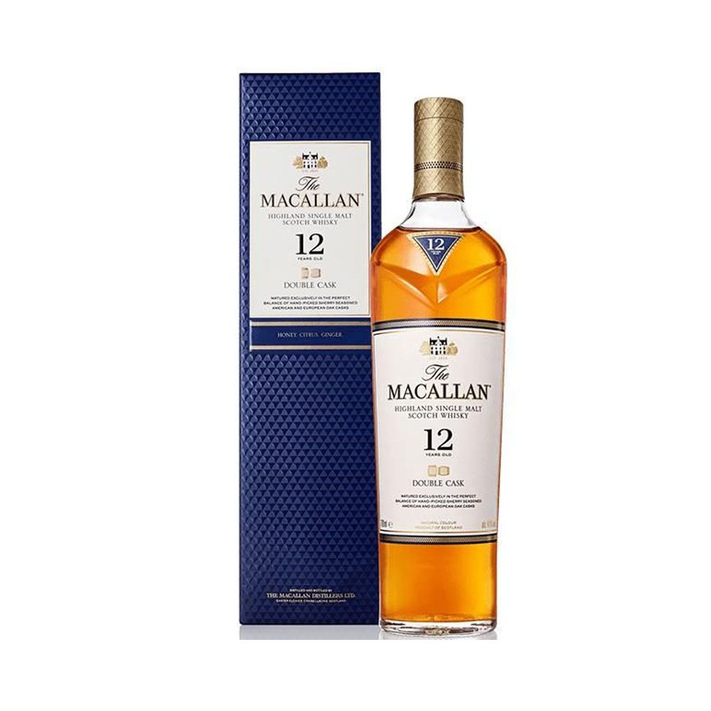 Whisky Macallan Single Malt 12 anos Double Cask 700ml - Família