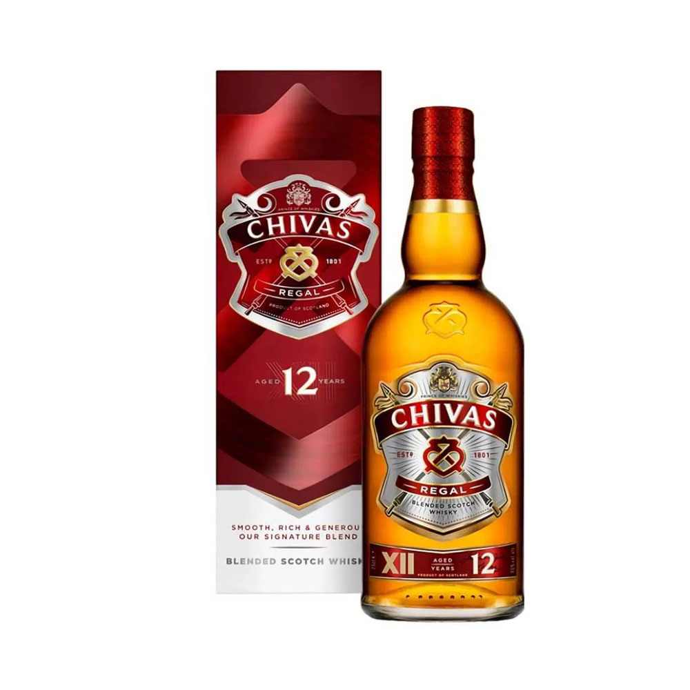 Whisky Chivas Regal 12 Anos 750ml - Família Scopel Delivery