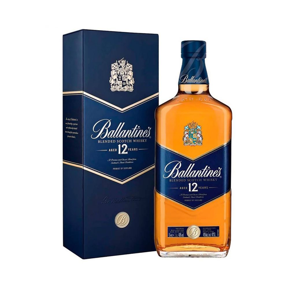 Whisky Ballantines 12 Anos 750 ML - Família Scopel Delivery