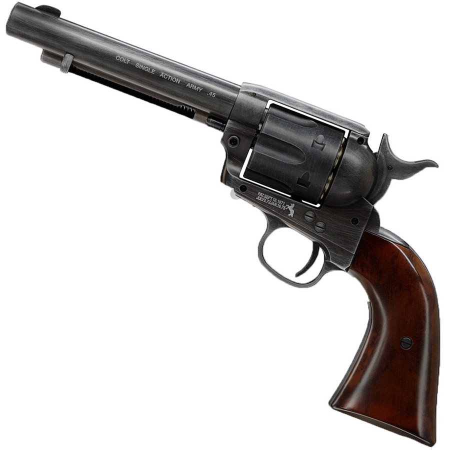 Revólver Airgun Colt SAA.45 Co2 4,5mm - E&G Comércio - Airsoft