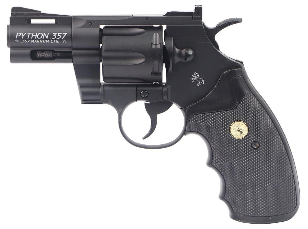 Revolver 357 Airsoft HFC Savaging Bull 6mm - Preto - Airsofts Brasil