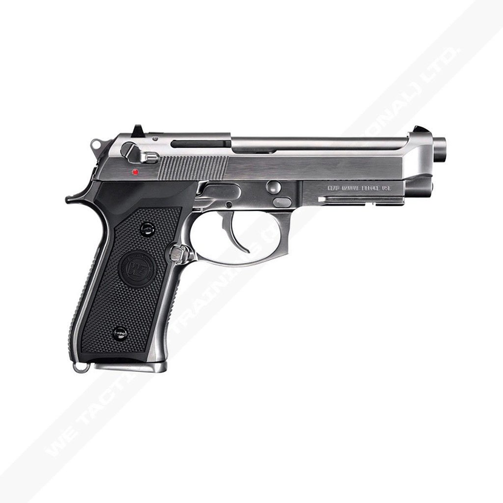 Pistola Airsoft M9A1 Gen.2 WE GBB Chrome 6mm - Full Metal - E&G