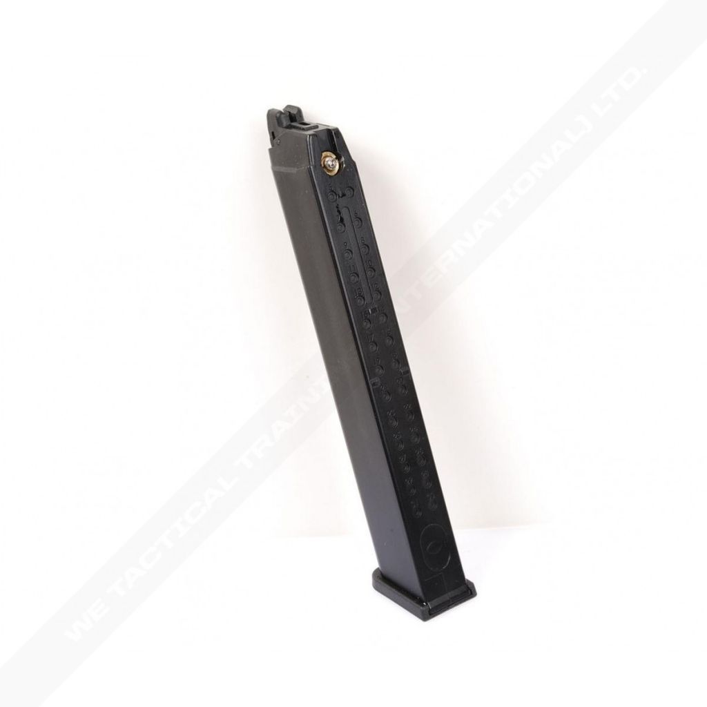 Magazine Long WE Glock G18/G17 Gbb Preto 6mm - E&G Comércio - Airsoft