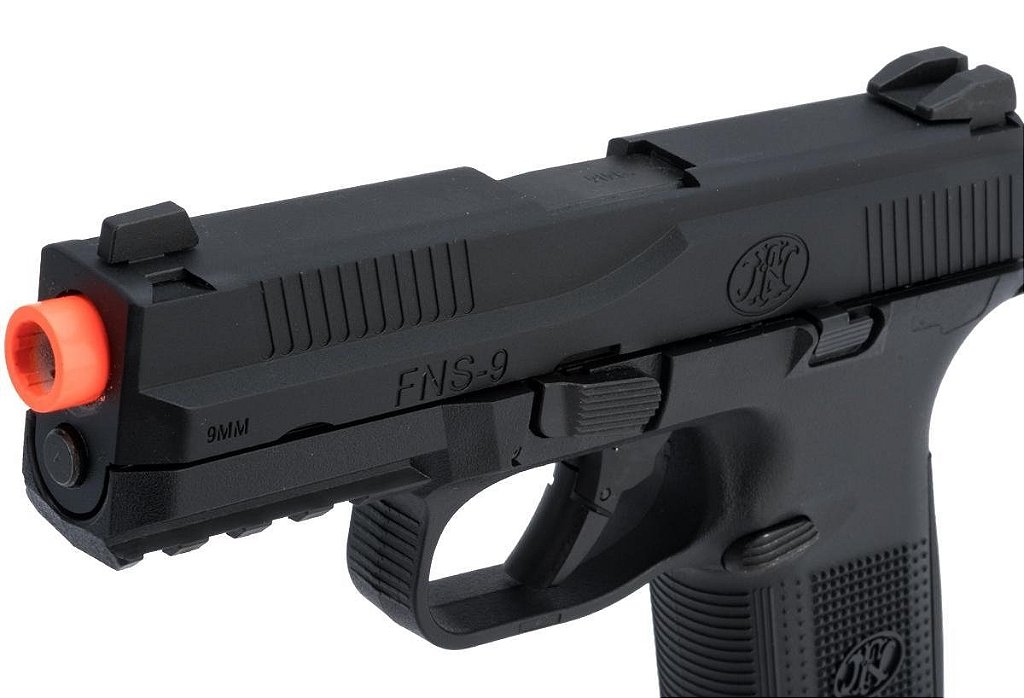 Pistola Airsoft FN Herstal FNS-9 Cybergun GBB 6mm - E&G Comércio