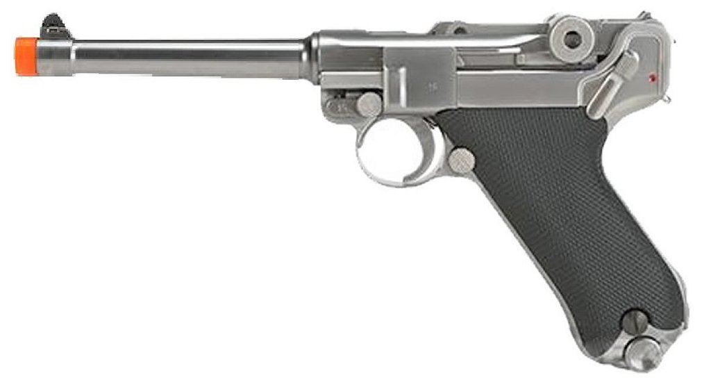 LUGER P08 シルバーガスガン Pistola Airsoft Luger P08 6