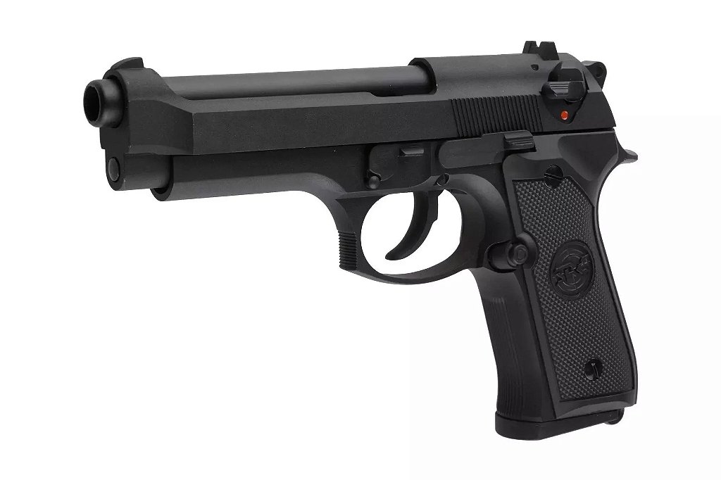 Pistola Airsoft Beretta SR92 Black SRC GBB 6mm - Full Metal - E&G