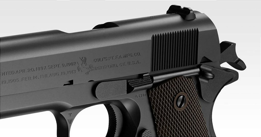 Pistola Airsoft 1911 Colt Government Black Tokyo Marui GBB Pistola Airsoft 1911 Colt Government Black Tokyo Marui GBB