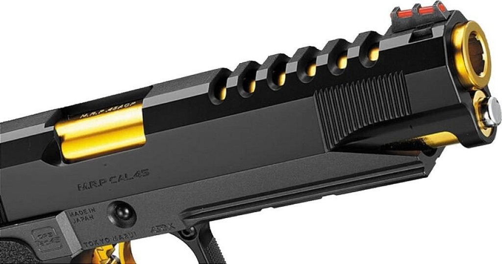Pistola Airsoft Hi-Capa 5.1 Gold Match Black Tokyo Marui GBB
