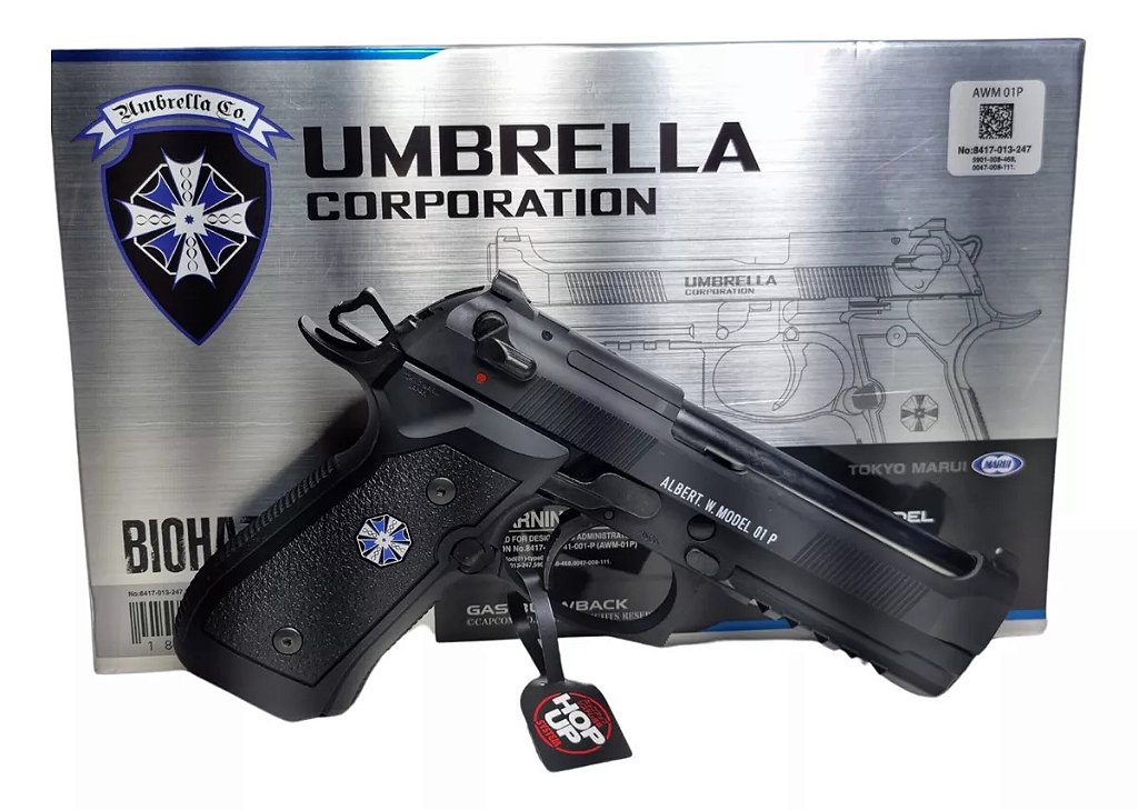 Pistola Airsoft M9 Resident Evil Albert 01 Tokyo Marui GBB 6mm
