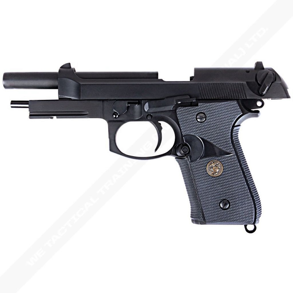 Pistola Airsoft M9A1 Black WE GBB 6mm - Full Metal - E&G Comércio