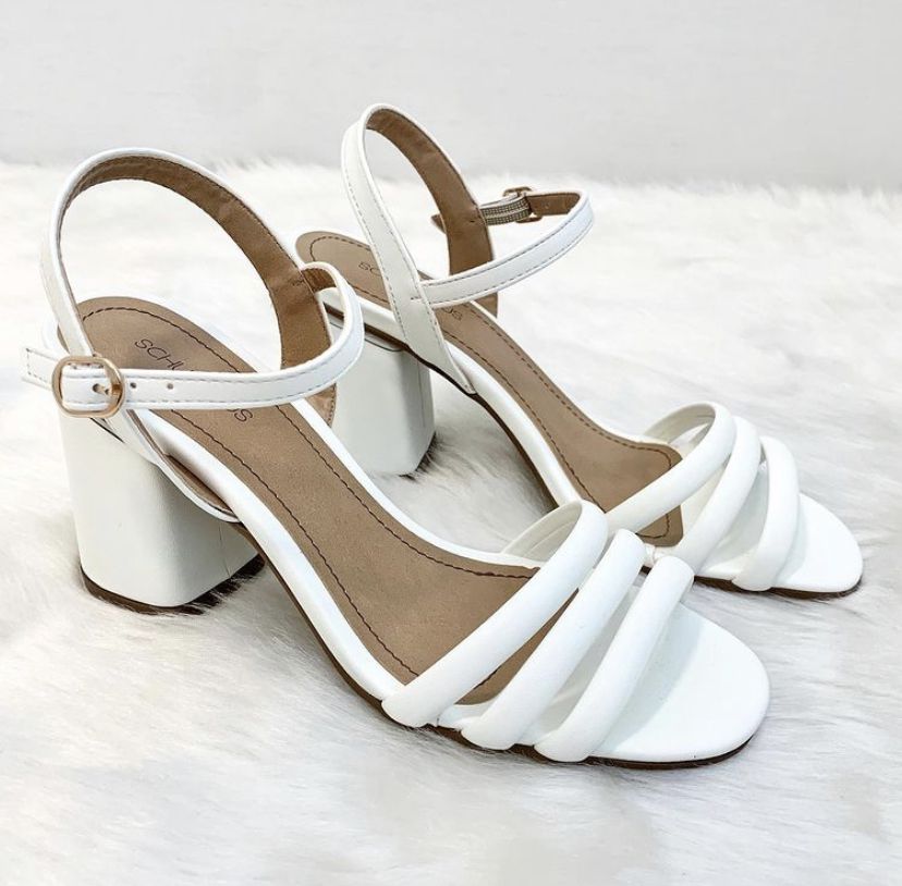 Sandalia-Salto-Medio-Bloco-Branco - SCHURHAUS CALÇADOS