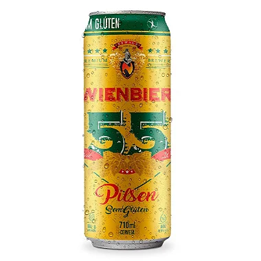 Cerveja Wienbier 55 Pilsen Sem Glúten 710ml - Loja Cervejaria NewAge
