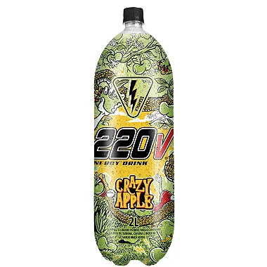 Energético 220v Crazy Apple 2L - Loja Cervejaria NewAge