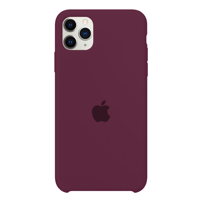 Case Capinha Vermelho Bordô para iPhone 11 Pro de Silicone