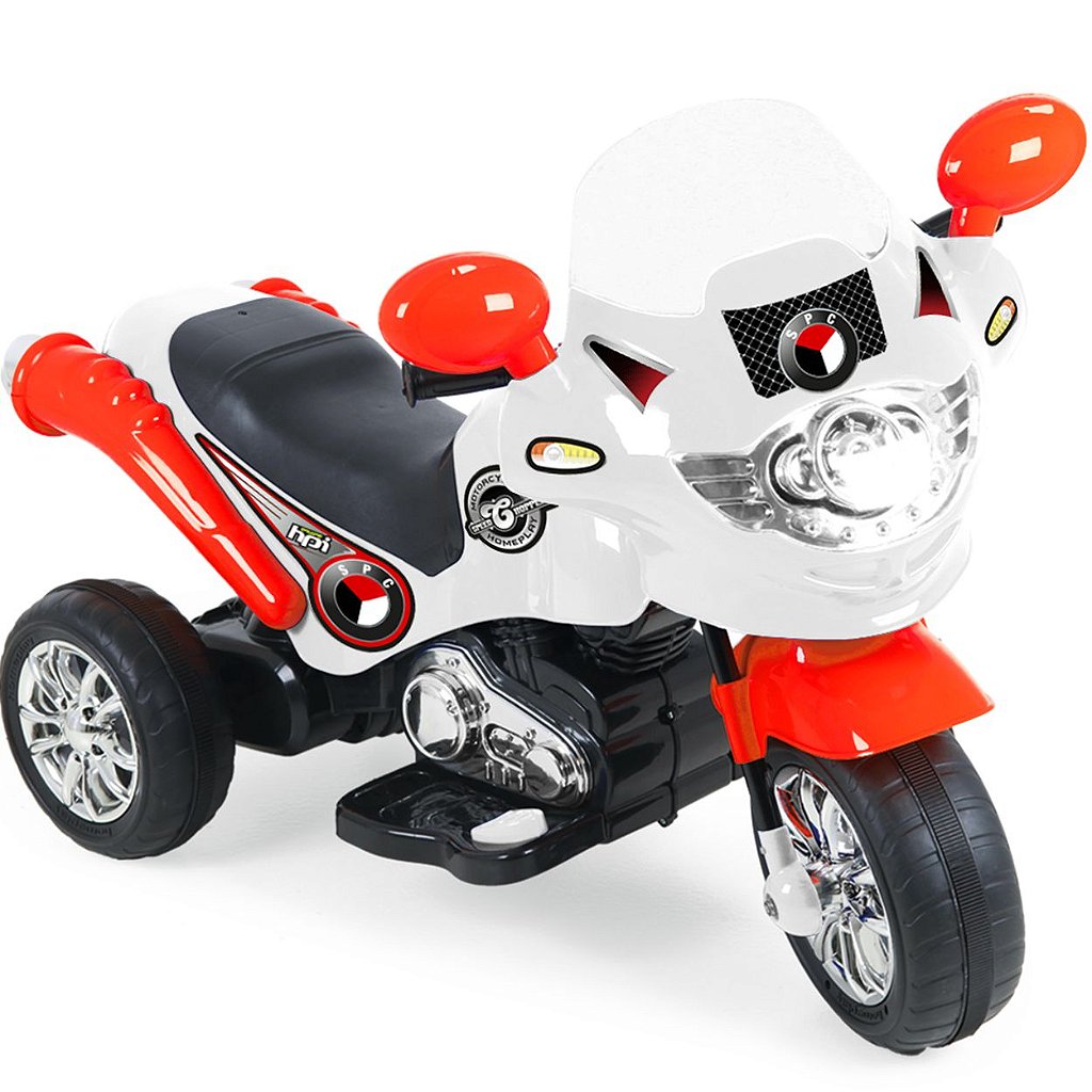 Moto de Motocross de Brinquedo com Apoio - Vermelho