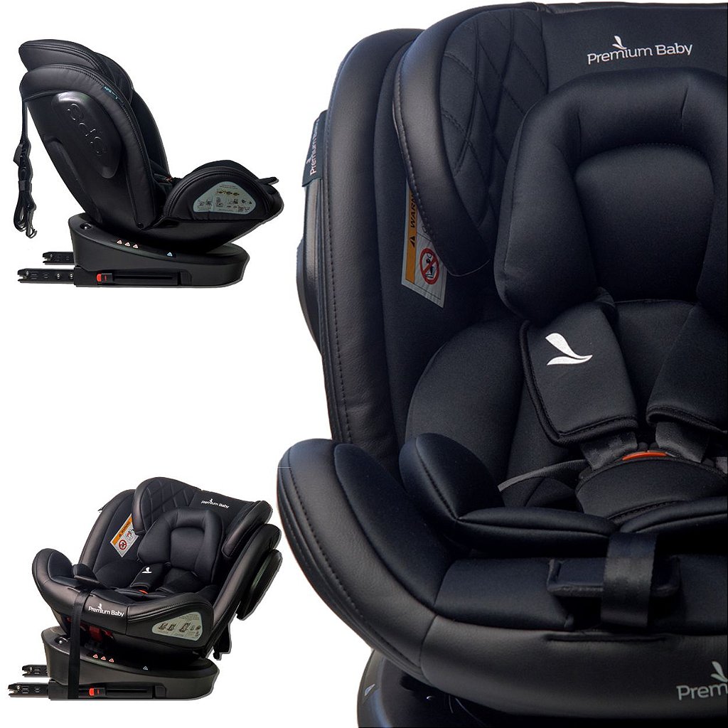 Cadeira Para Auto Infantil Safe Tour 360° Cinza Premium Baby