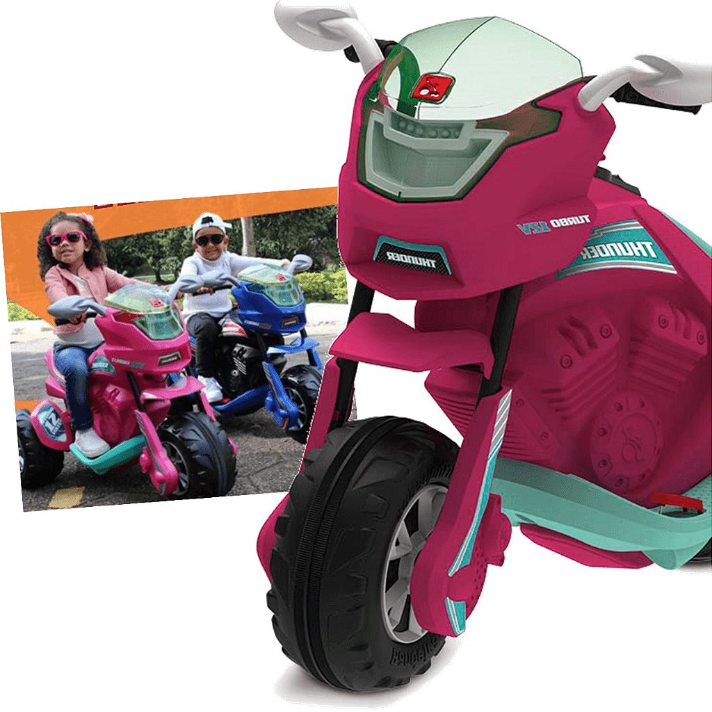 Moto eletrica infantil feminina