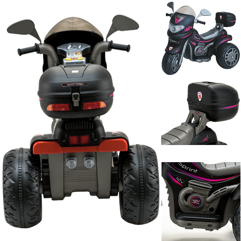 Moto Eletrica Infantil Amarela Turbo Militar 12V Biemme – Maior Loja de  Brinquedos da Região