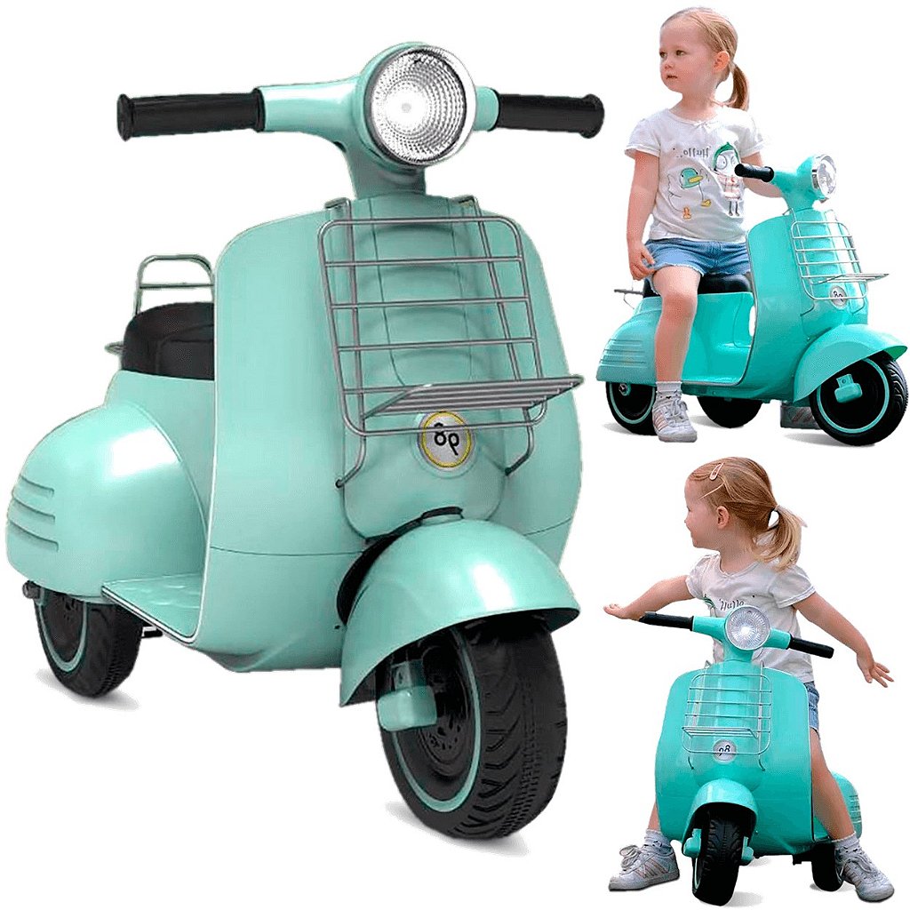 Moto Eletrica Infantil Bandeirante XT3 6V Azul - Maçã Verde Baby
