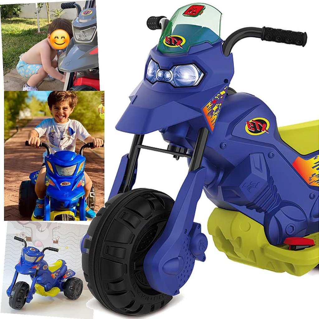 Mini Moto Elétrica Infantil XT3 Blue Bandeirante Bandeirante Brinquedos  Tropical Multiloja