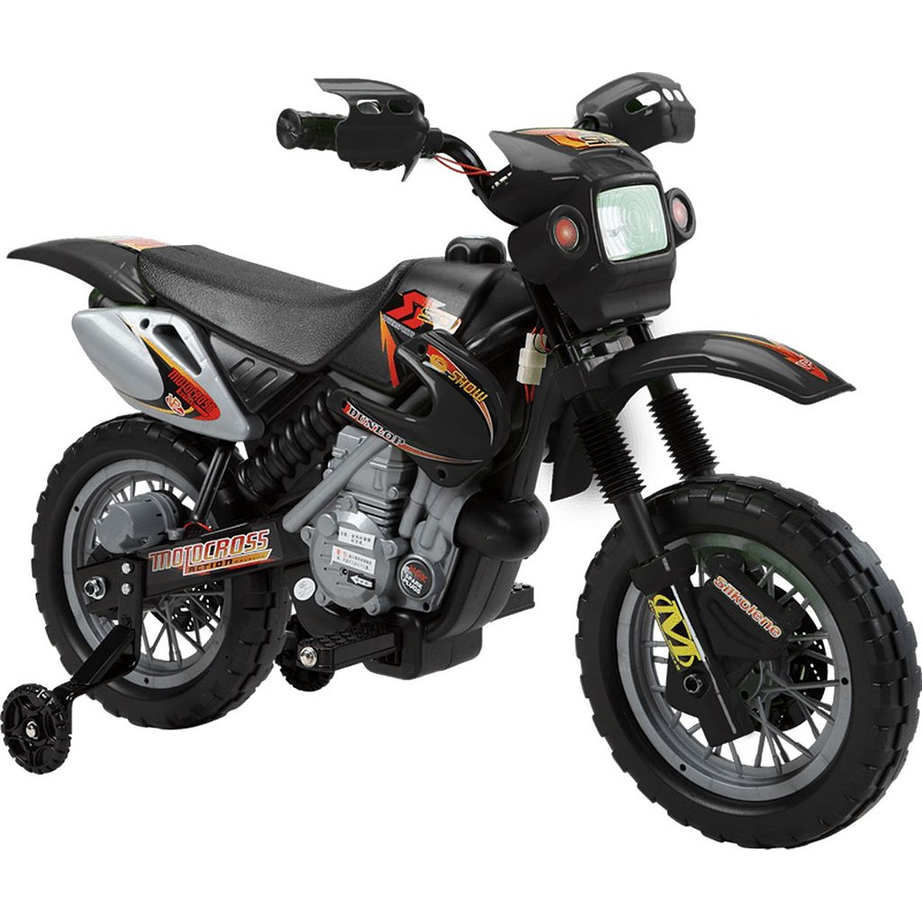 Moto Rider Cross 6V eletrica para crianças