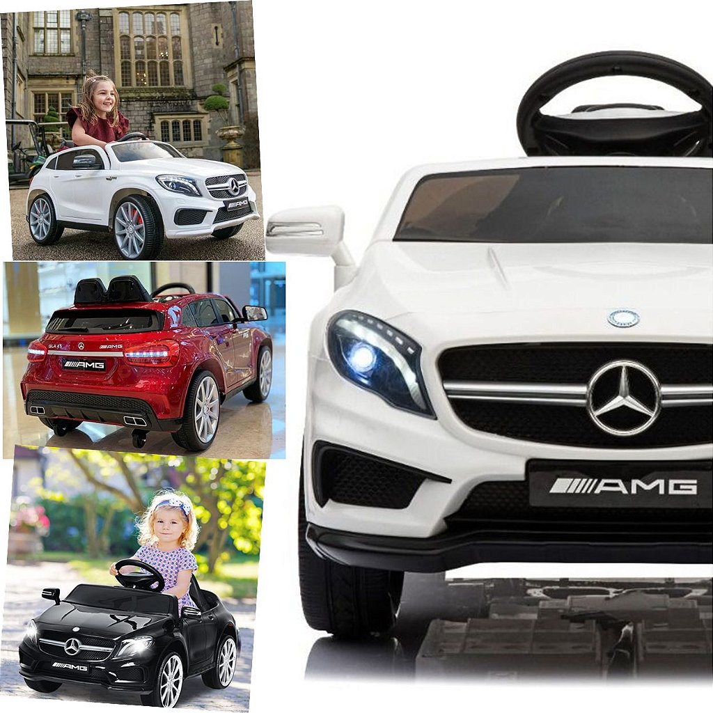 Mercedes Carro Infantil Elétrico Com Controle Remoto Gla Amg