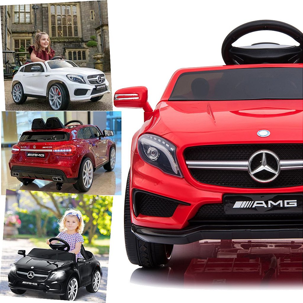 Mercedes Carro Infantil Elétrico Com Controle Remoto Gla Amg