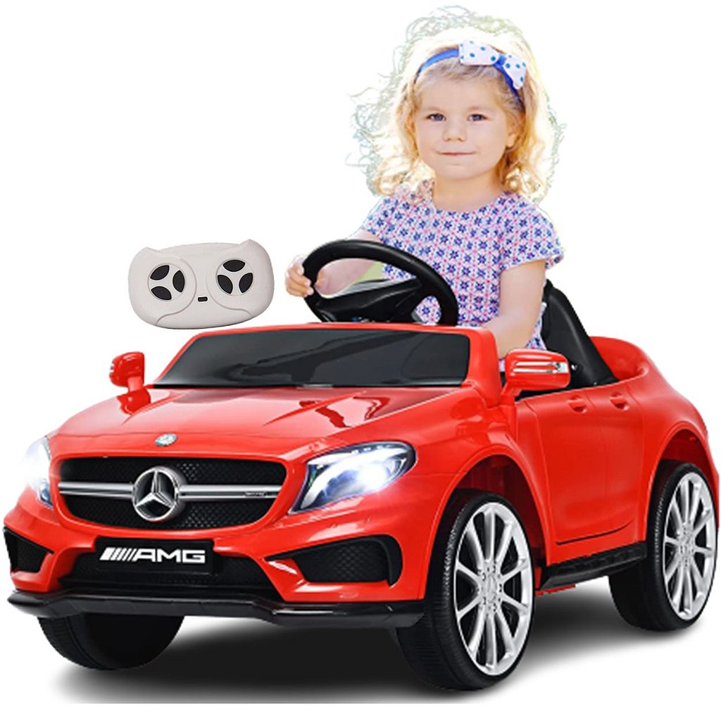 Mercedes Carro Infantil Elétrico Com Controle Remoto Gla Amg