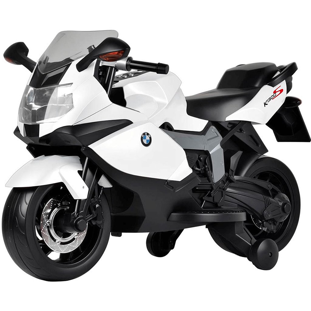 Moto Elétrica Infantil BMW S1000RR 12V Com Rodinha P Crianças De 3