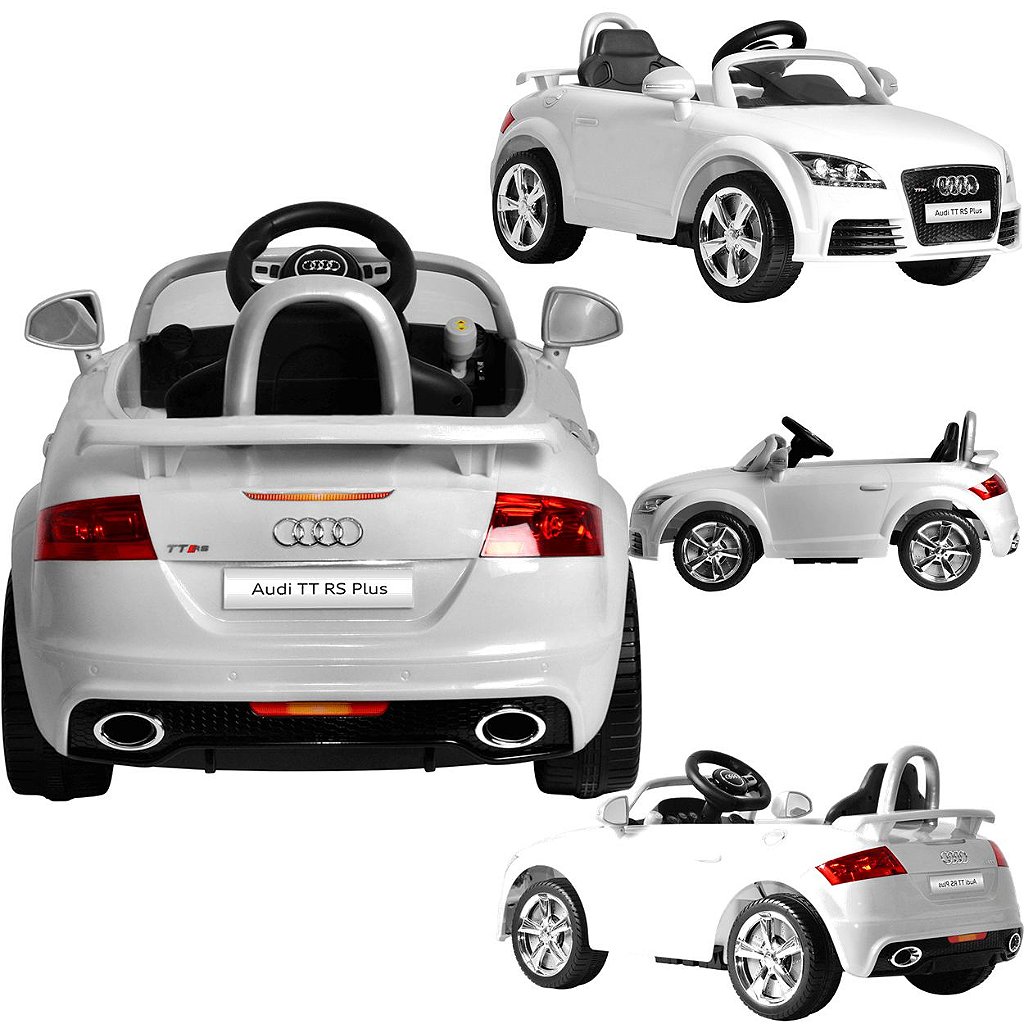 Carrinho Elétrico Infantil Audi TT RS 12V Com Controle Remoto