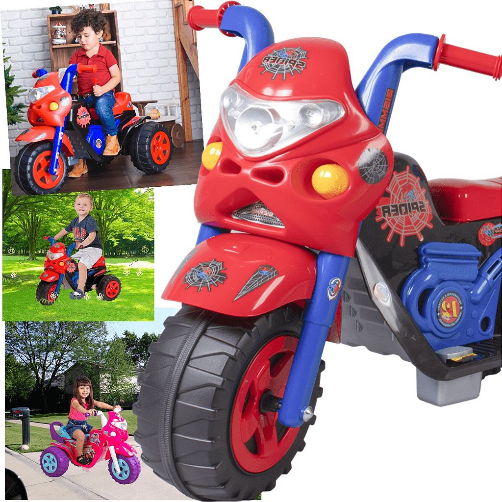 Como montar a Moto elétrica infantil Spider 