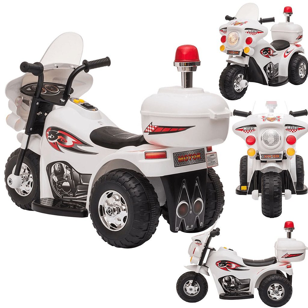 Moto Eletrica Infantil Com Bau