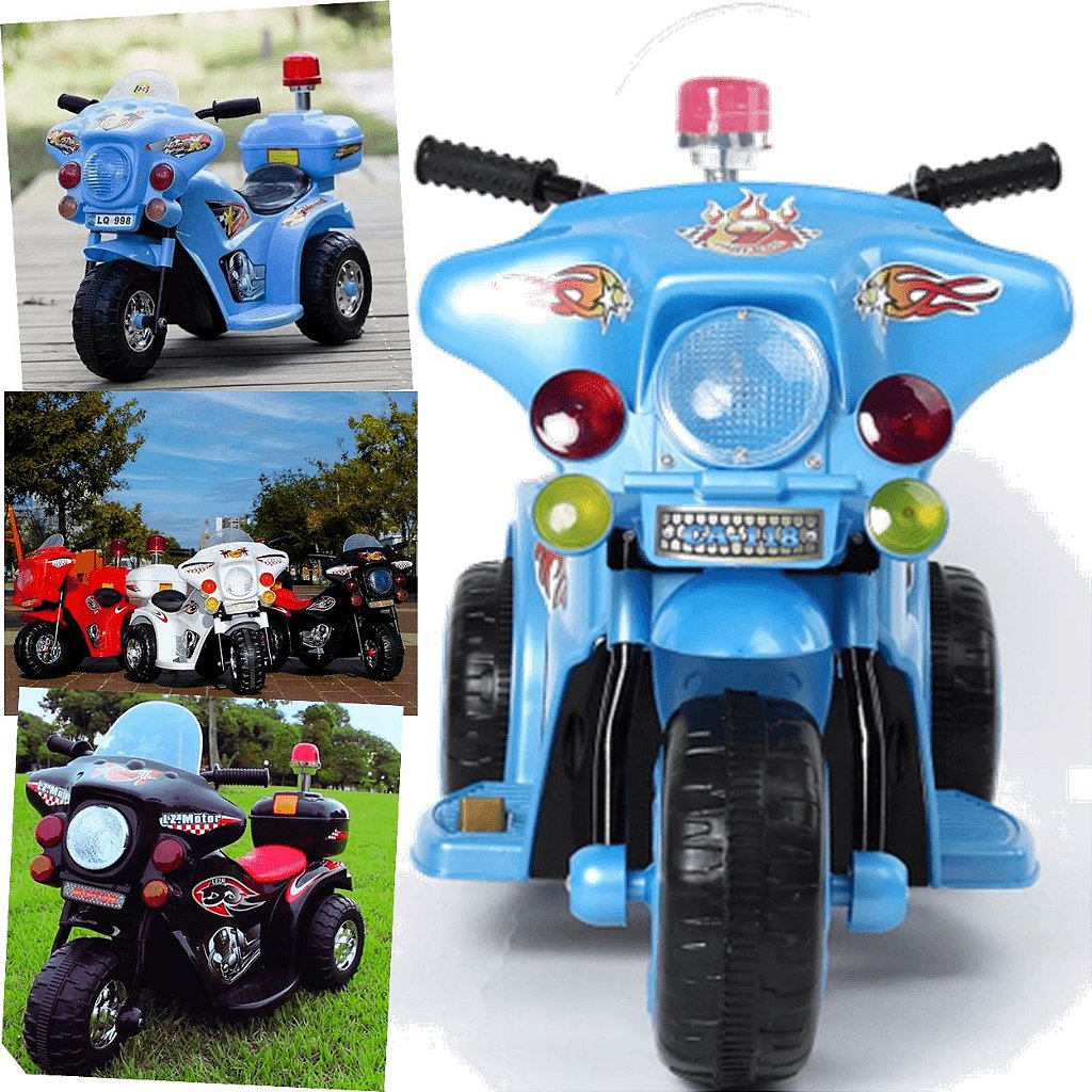 Moto Eletrica Infantil Xplast Motocross 6V Vermelha - Maçã Verde Baby