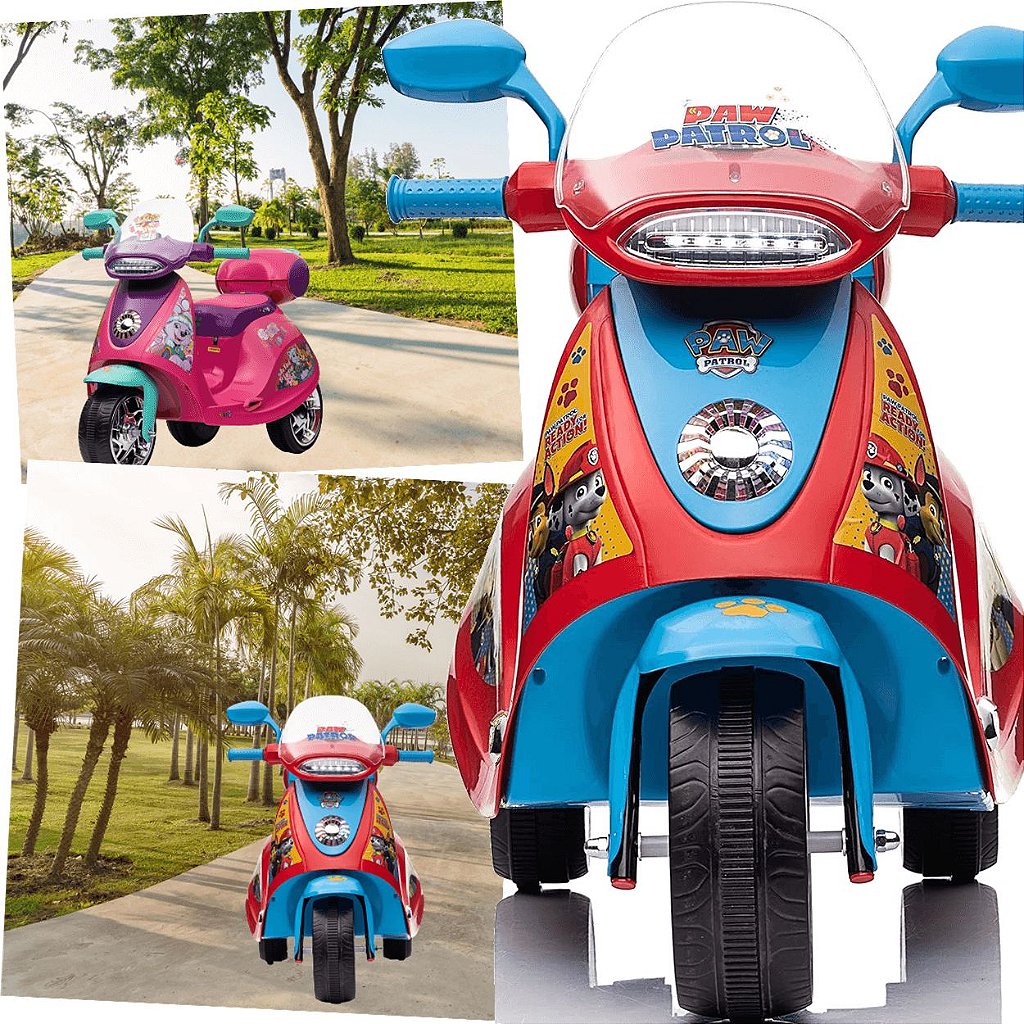 Moto Eletrica Infantil Xplast Motocross 6V Vermelha - Maçã Verde Baby