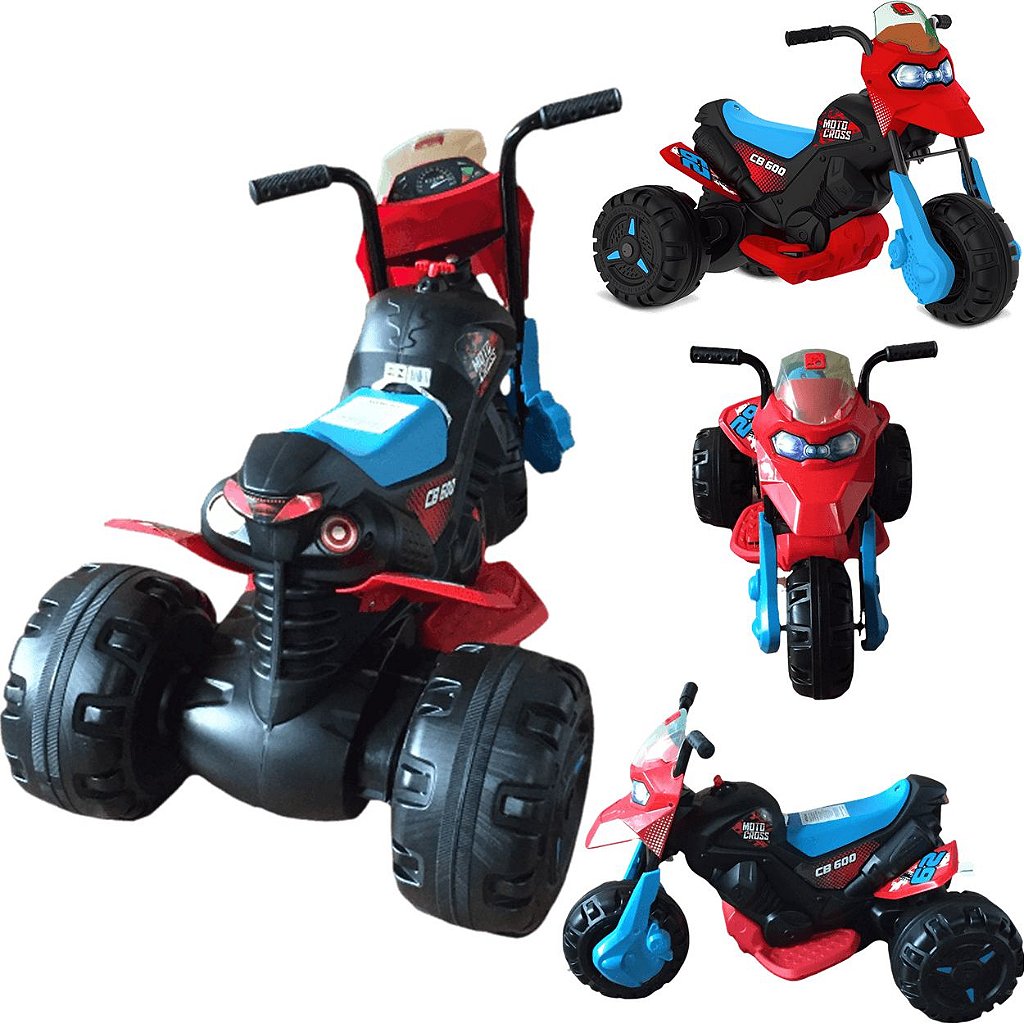 Moto Eletrica Infantil Bandeirante XT3 6V Fashion Rosa Pink - Maçã Verde  Baby