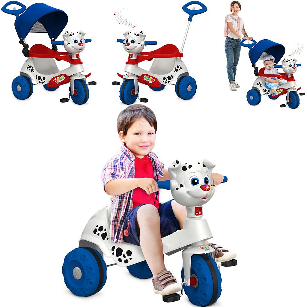 Triciclo Velobaby Doggy Bandeirante Pedal Passeio Infantil - Tem Tem  Digital - Brinquedos e Papelaria, aqui tem!