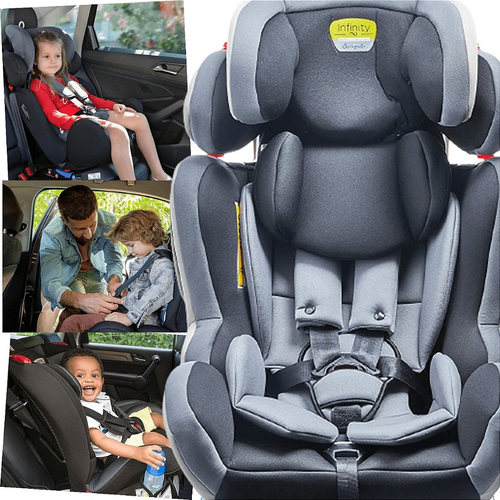 Cadeira Cadeirinha para Auto Carro Bebe Reclinável 3 Posições Shift Gray -  Burigotto