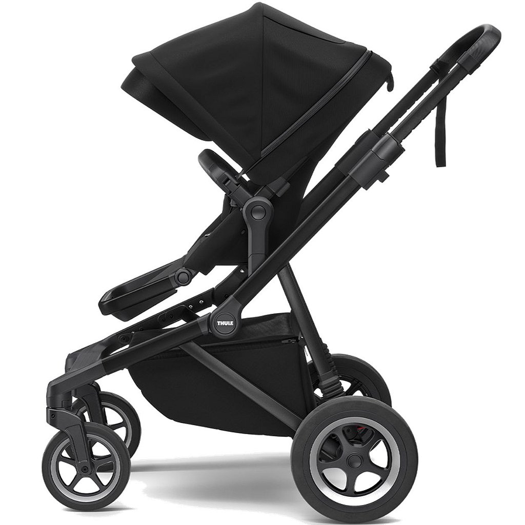 Carrinho De Bebe Sleek Thule Com Bebe Conforto E Base Citi Maxi Cosi Preto Maca Verde Baby