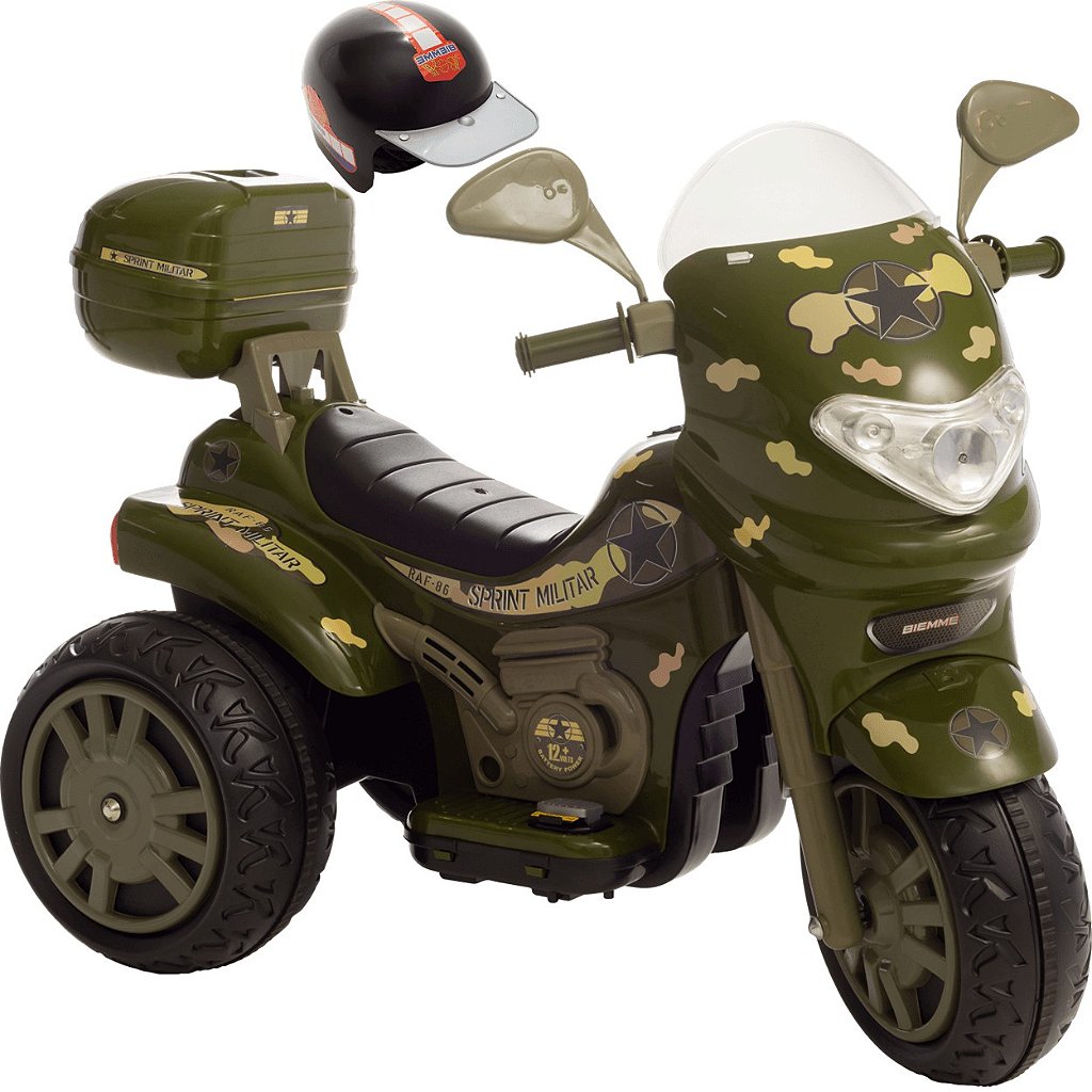 Moto Motinha Elétrica Menina Sprint Turbo Rosa Brinquedo Infantil