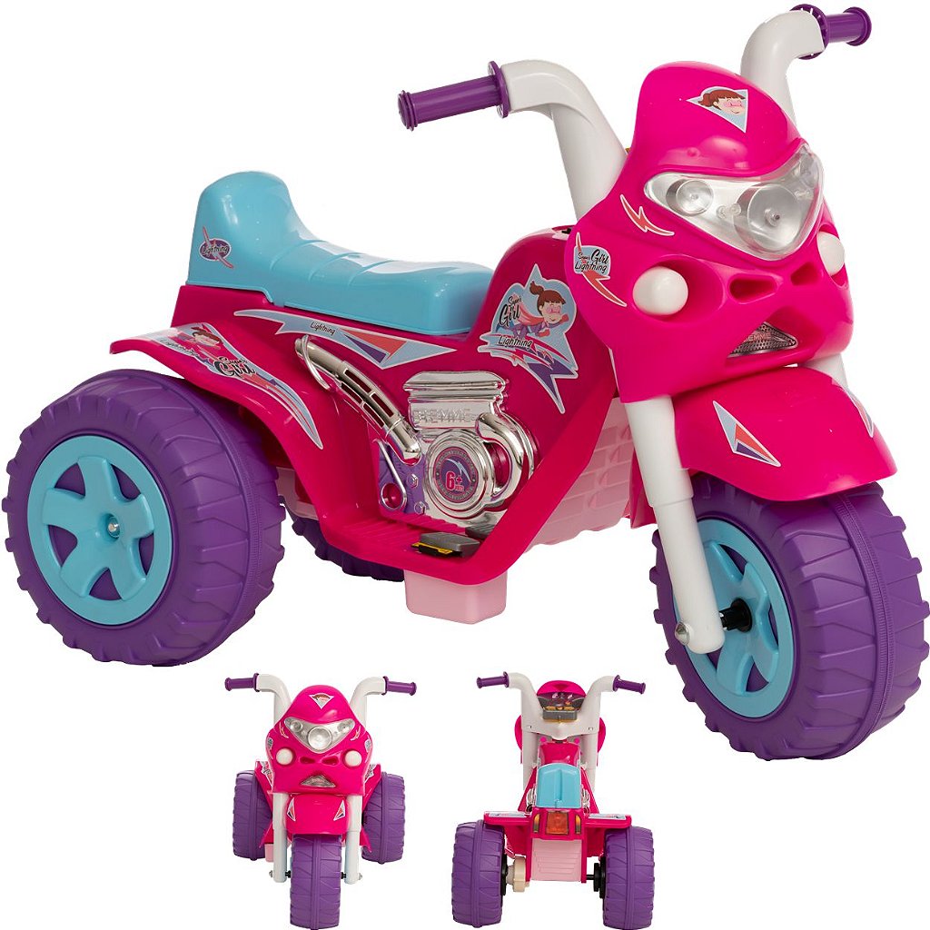 Motoca Infantil Smile Rosa Biemme